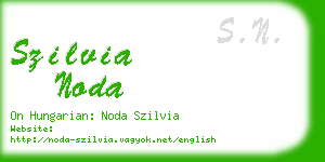 szilvia noda business card